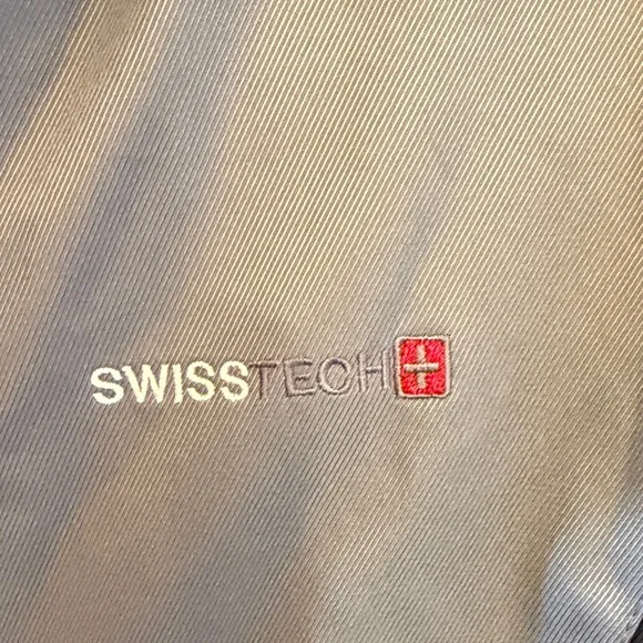 Swiss Tech Gray and Black Jacket with Red Highlights - Picture 2 of 4